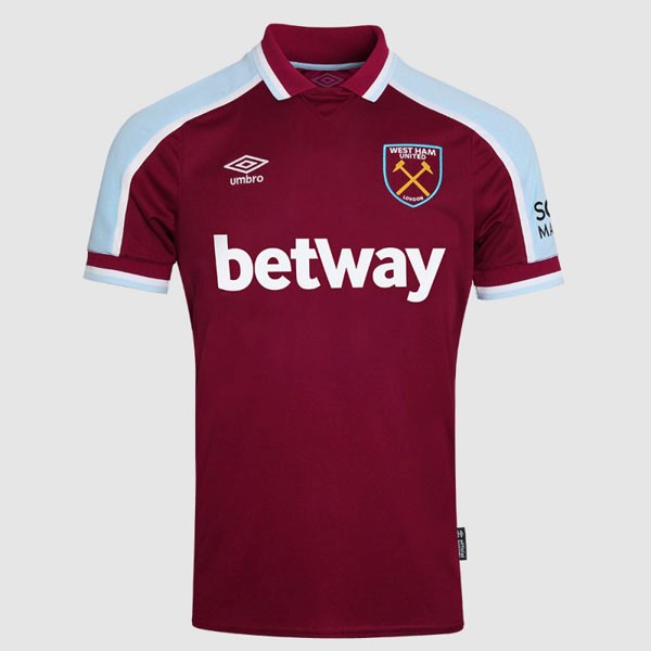 Tailandia Camiseta West Ham United Primera Equipación 2021/2022